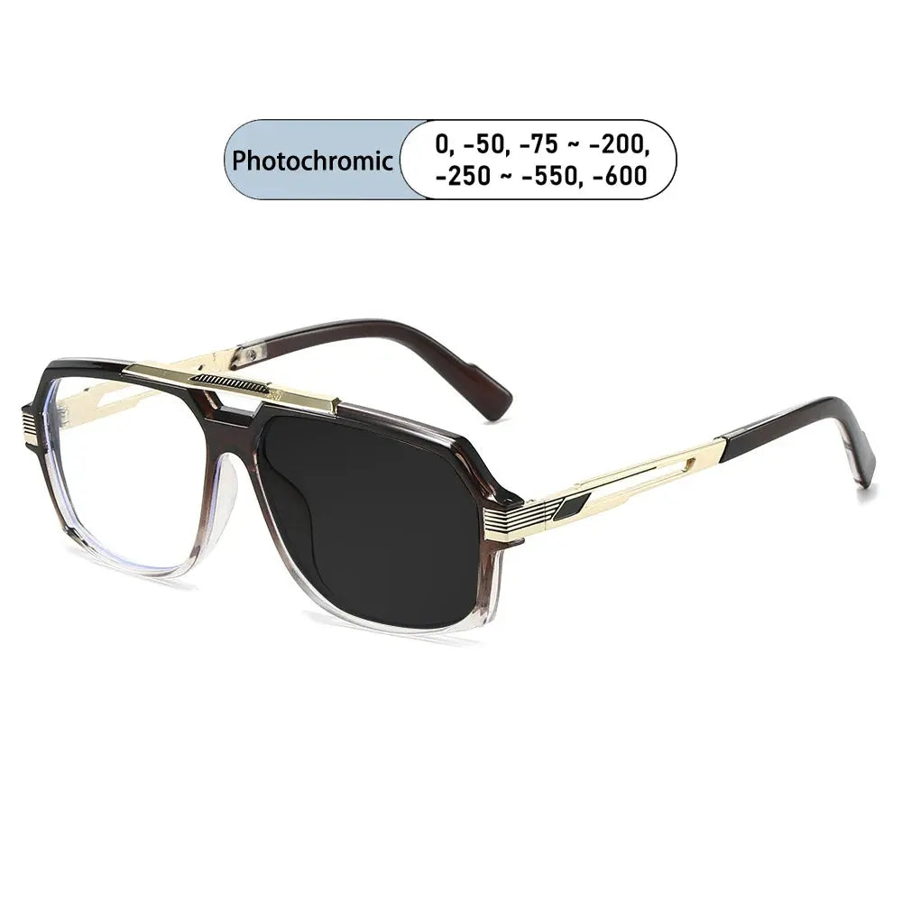 Unisex Square Full Rim TR90 Double Bridge Reading Glasses 242268 — view 3 | Rx Spectacle