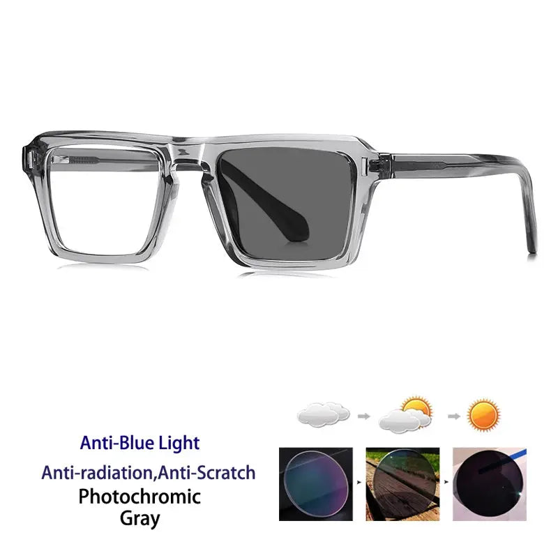 Unisex Browline Full Rim Acetate Reading Glasses 511049 — view 6 | Rx Spectacle