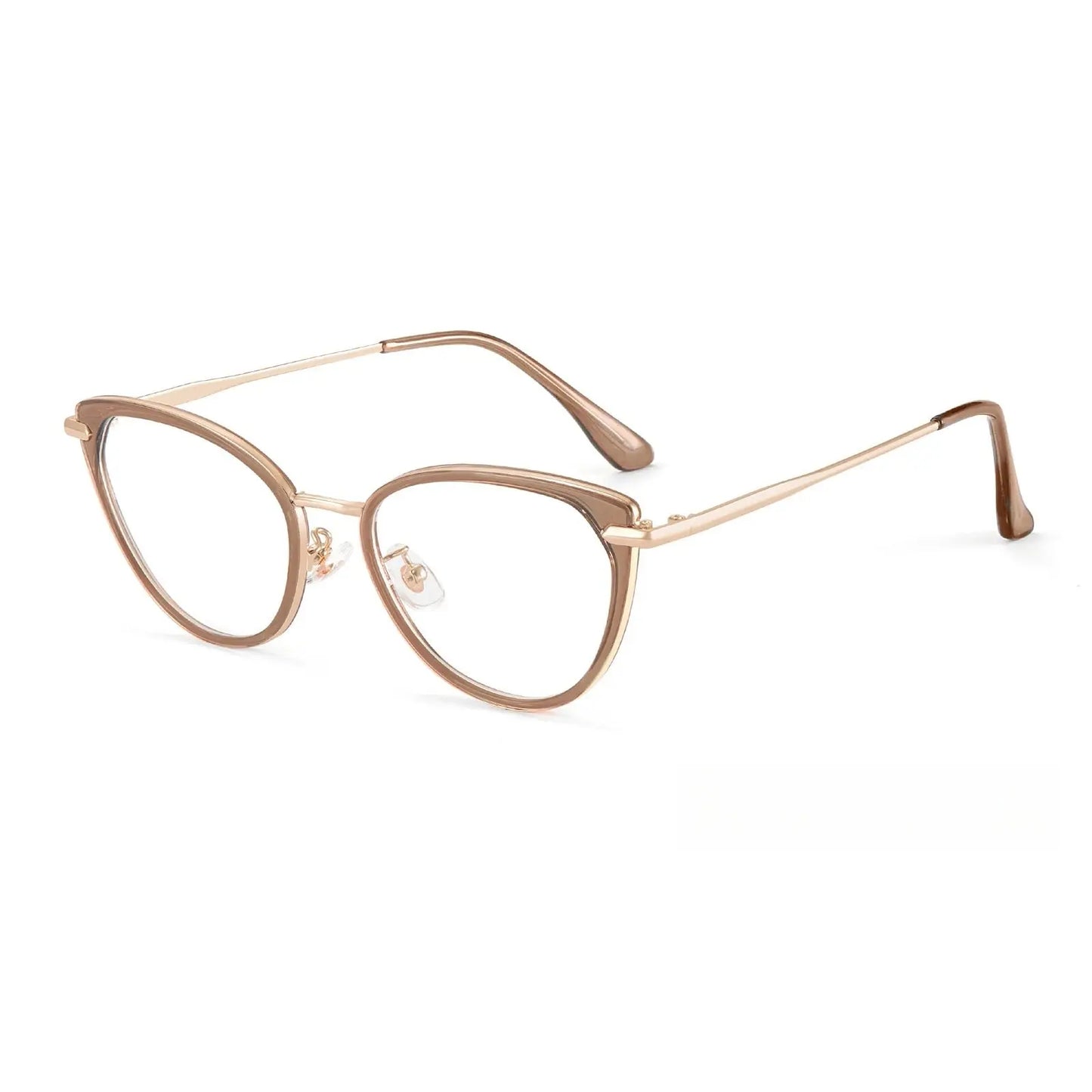 Women's Cat Eye Full Rim TR90 Prescription Glasses Y1911 — view 9 | Rx Spectacle