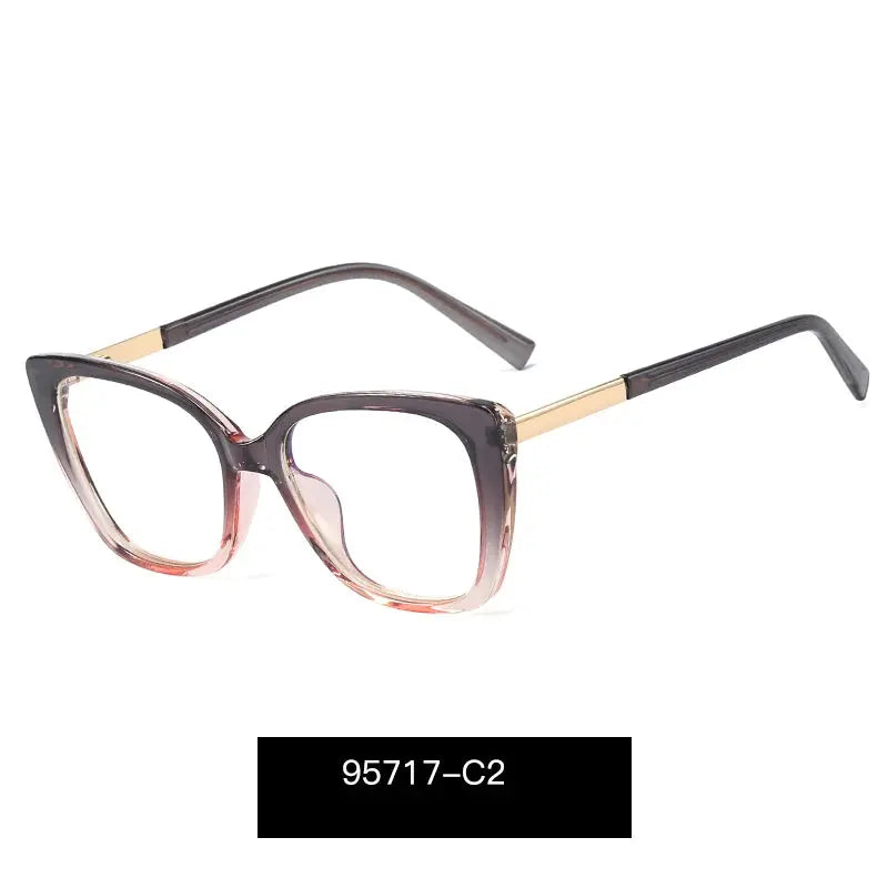 Women's Cat Eye Full Rim TR90 Prescription Glasses 95717 — view 5 | Rx Spectacle
