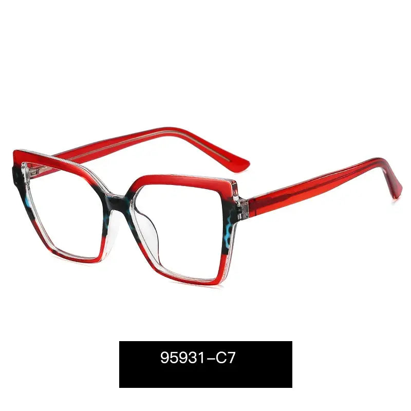 Women's Cat Eye Full Rim TR90 Prescription Glasses 795931 — view 8 | Rx Spectacle
