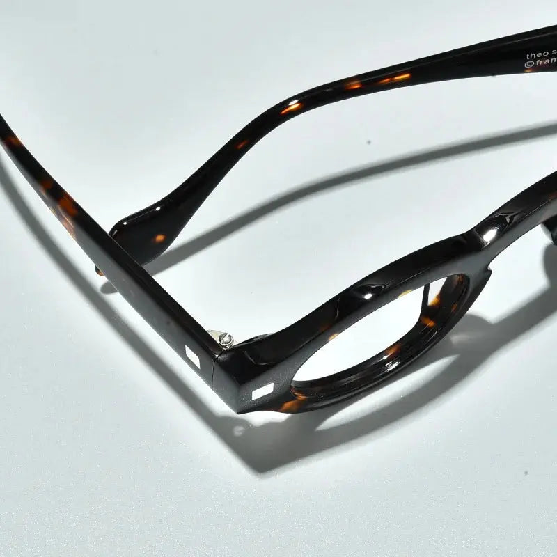 Unisex Round Full Rim Acetate Prescription Glasses L2036 — view 3 | Rx Spectacle
