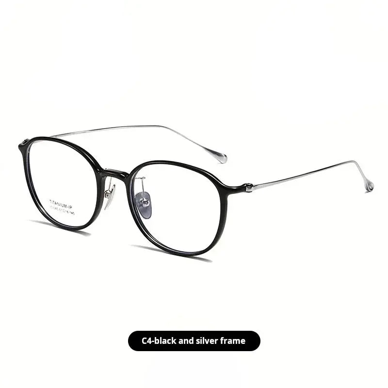 Women's Square Full Rim Titanium Prescription Glasses 50045 — view 3 | Rx Spectacle