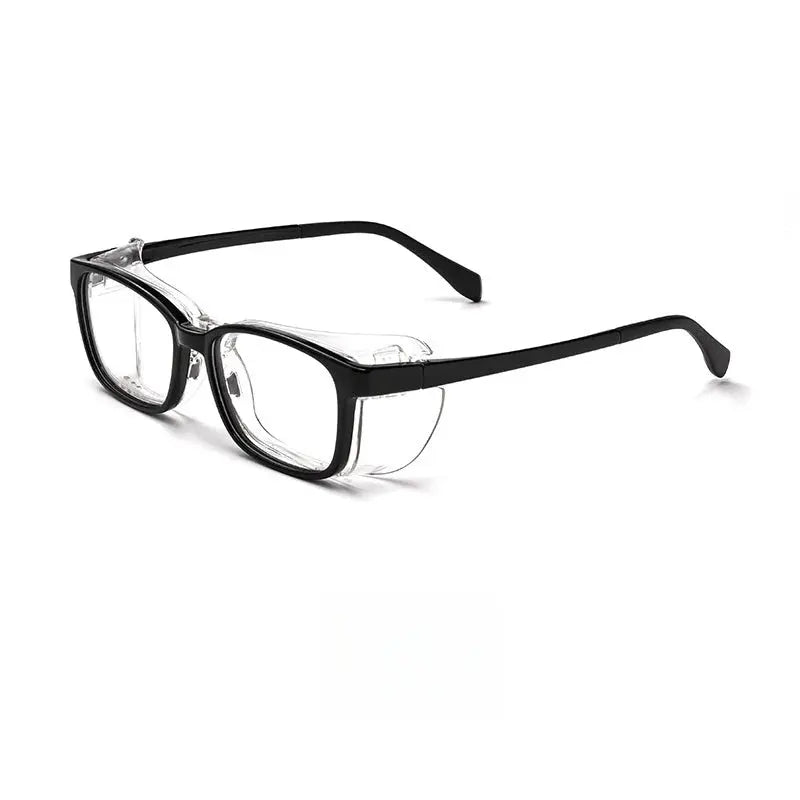 Unisex Rectangular Full Rim Clip-On Prescription Glasses 910210 — view 7 | Rx Spectacle