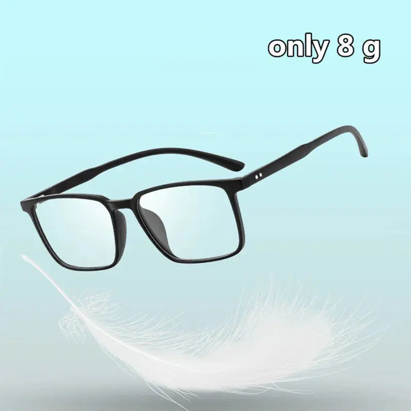 Unisex Square Full Rim Acetate Reading Glasses D115 — view 3 | Rx Spectacle