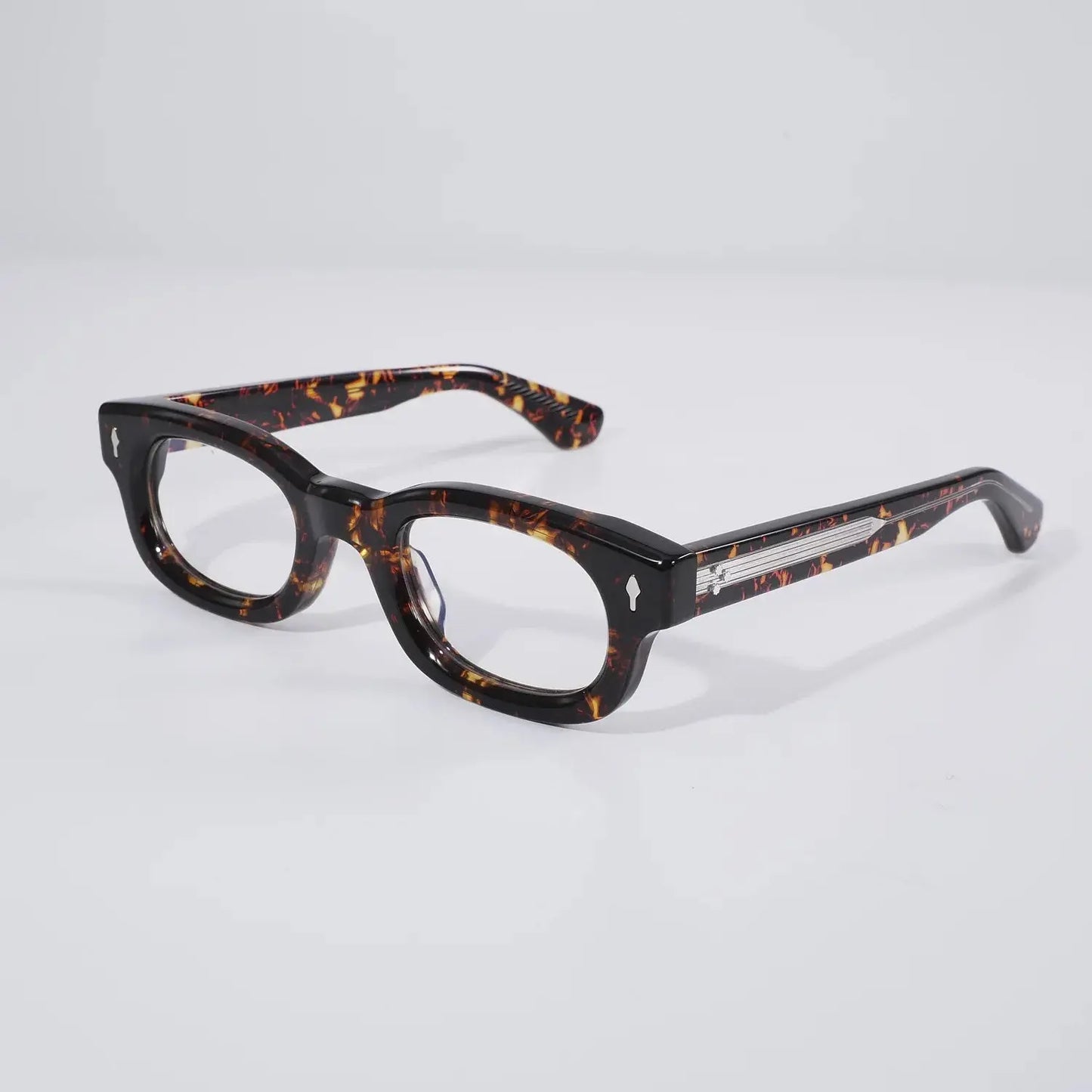Unisex Oval Full Rim Acetate Prescription Glasses 363119 — view 4 | Rx Spectacle