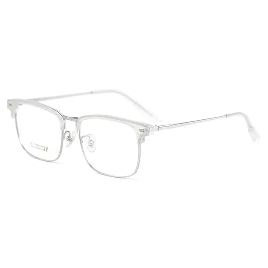 Men's Square Full Rim Titanium Prescription Glasses 232244 — view 1 | Rx Spectacle