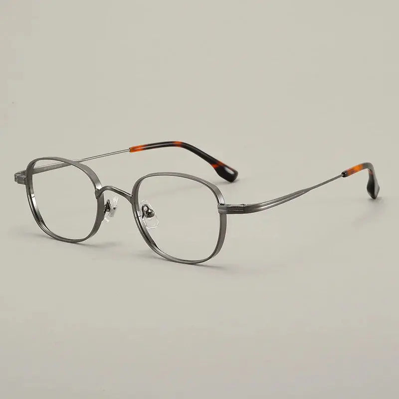 Unisex Oval Full Rim Titanium Prescription Glasses 310520 — view 5 | Rx Spectacle