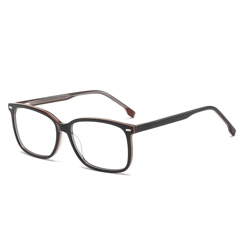 Unisex Square Full Rim Acetate Prescription Glasses 71817 — view 4 | Rx Spectacle