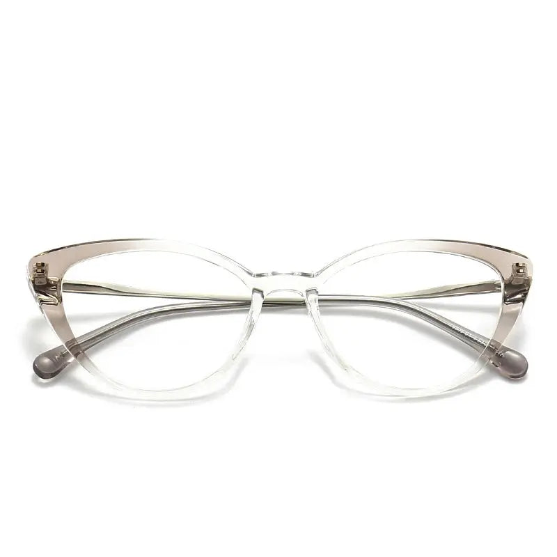Unisex Cat Eye Full Rim Acetate Prescription Glasses 48099 — view 3 | Rx Spectacle