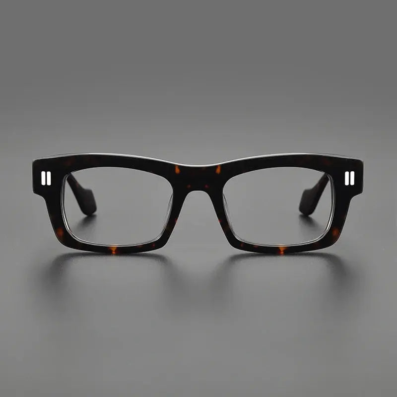 Unisex Square Full Rim Acetate Prescription Glasses L2037 — view 2 | Rx Spectacle