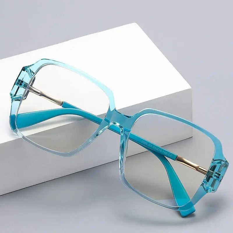 Women's Square Full Rim Acetate Prescription Glasses 2099 — view 1 | Rx Spectacle