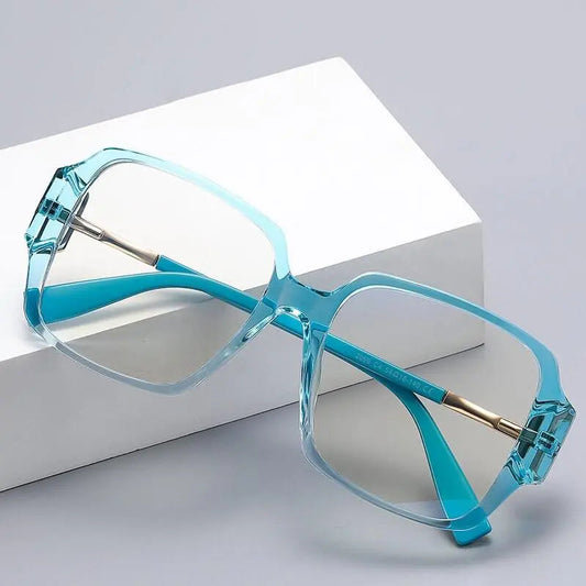 Women's Square Full Rim Acetate Prescription Glasses 2099 — view 1 | Rx Spectacle