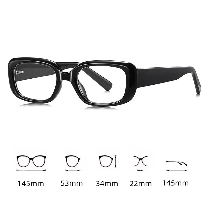 Unisex Square Full Rim Acetate Reading Glasses 412241 — view 2 | Rx Spectacle