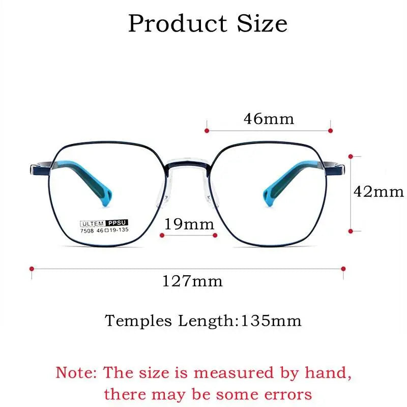 Unisex Polygon Full Rim Ultem Prescription Glasses 7508S — view 6 | Rx Spectacle