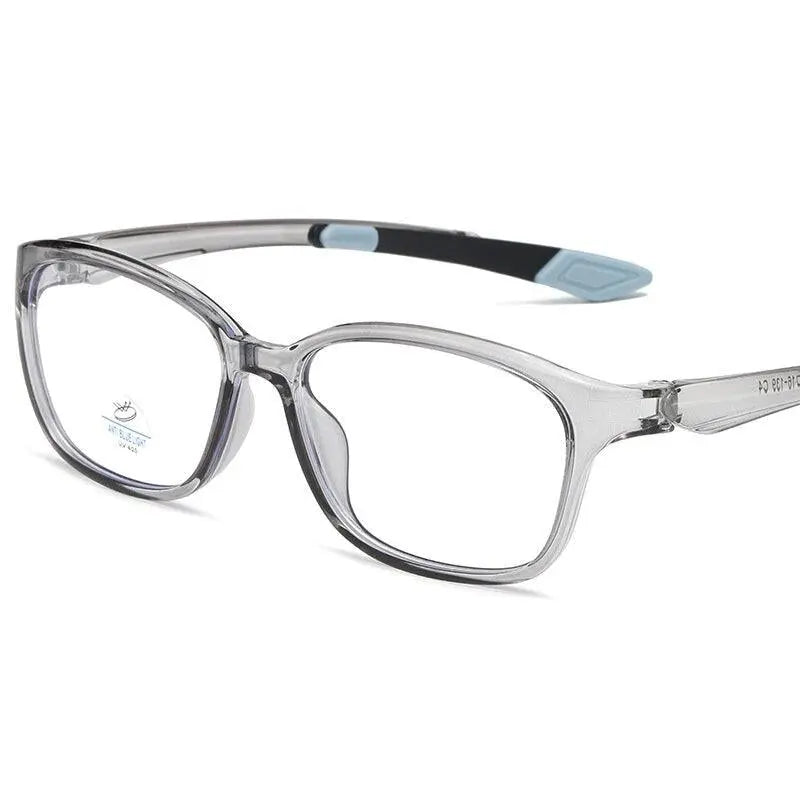 Men's Square Full Rim Sports Glasses 81299 — view 7 | Rx Spectacle