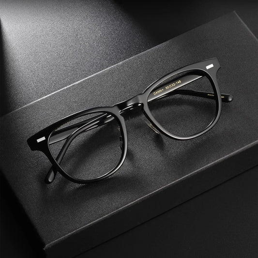 Unisex Square Full Rim Acetate Prescription Glasses 14422 — view 1 | Rx Spectacle