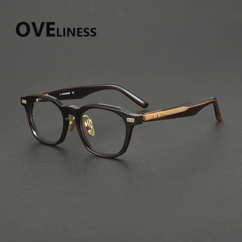Unisex Oval Full Rim Acetate Prescription Glasses 321023 — view 3 | Rx Spectacle