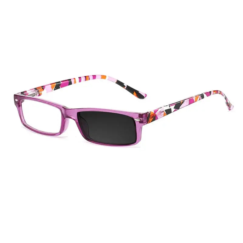 Women's Square Full Rim Alloy Reading Glasses 525004 — view 12 | Rx Spectacle