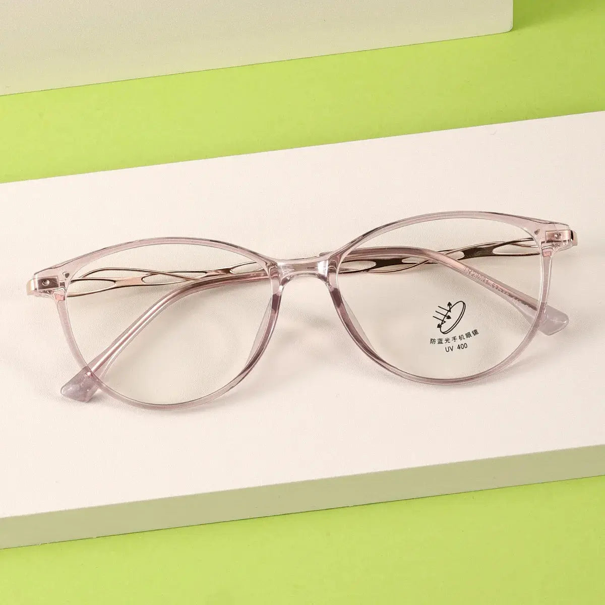 Women's Oval Full Rim TR90 Prescription Glasses 23081 — view 3 | Rx Spectacle