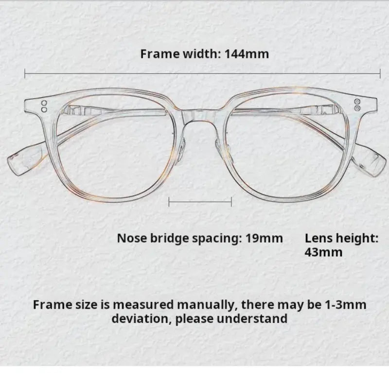 Unisex Square Full Rim Titanium Prescription Glasses 78150 — view 2 | Rx Spectacle