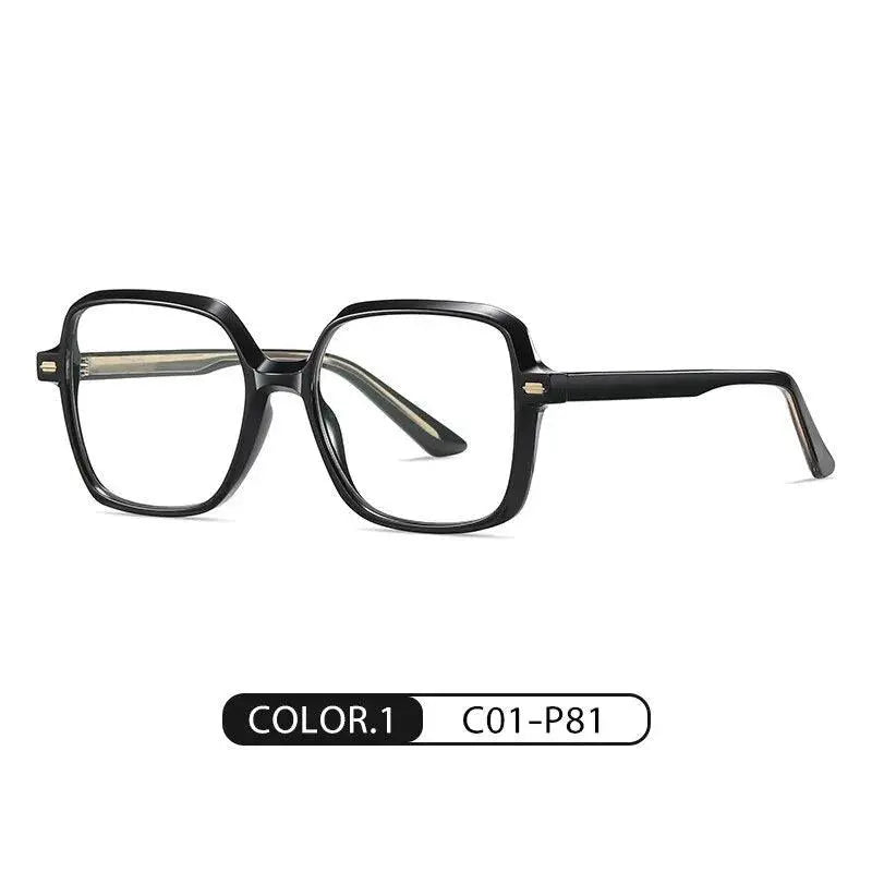 Men's Square Full Rim Titanium Prescription Glasses Bc907 — view 6 | Rx Spectacle