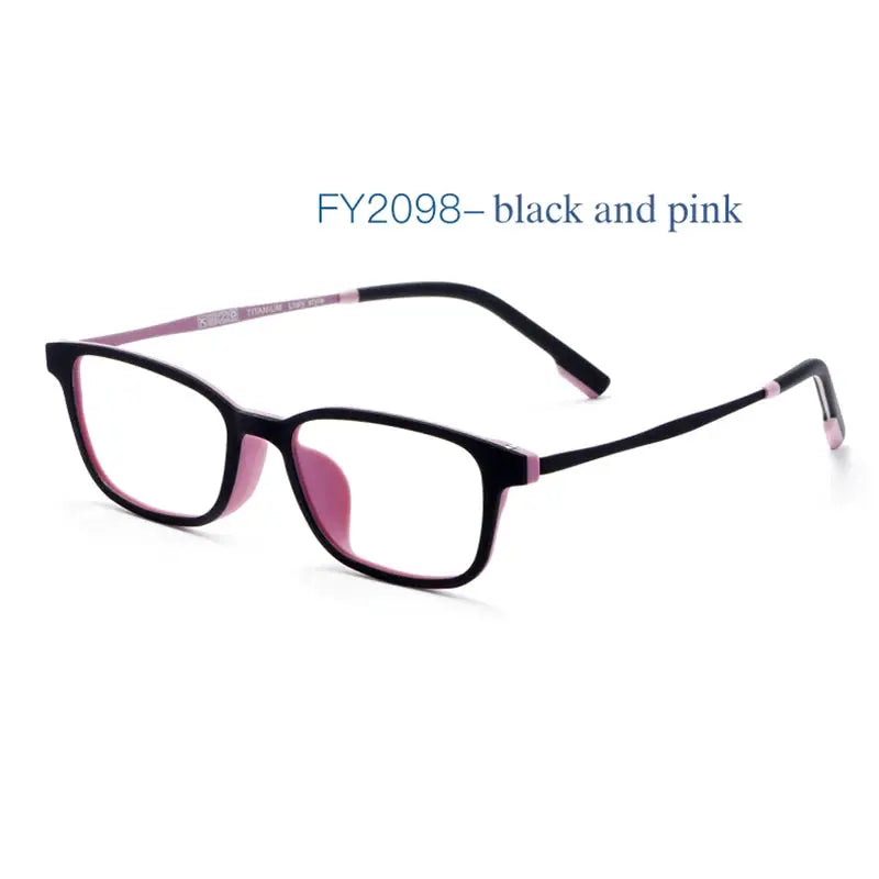 Unisex Square Full Rim Titanium Reading Glasses 29198 — view 7 | Rx Spectacle