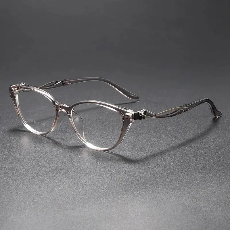 Women's Cat Eye Full Rim TR90 Prescription Glasses 726026 — view 8 | Rx Spectacle