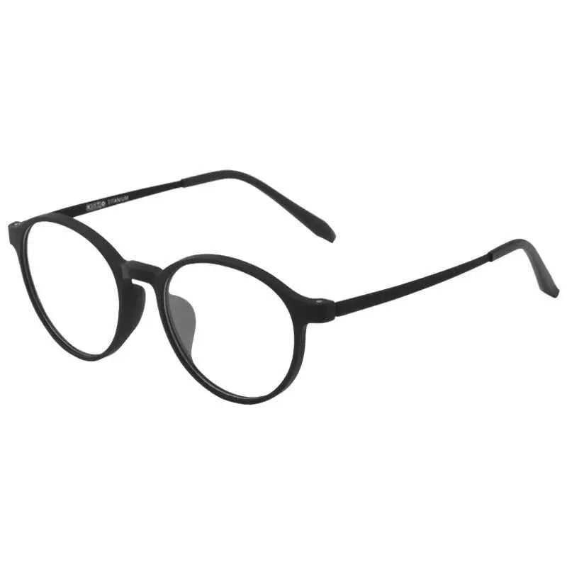 Unisex Round Full Rim Titanium Prescription Glasses 3050 — view 6 | Rx Spectacle
