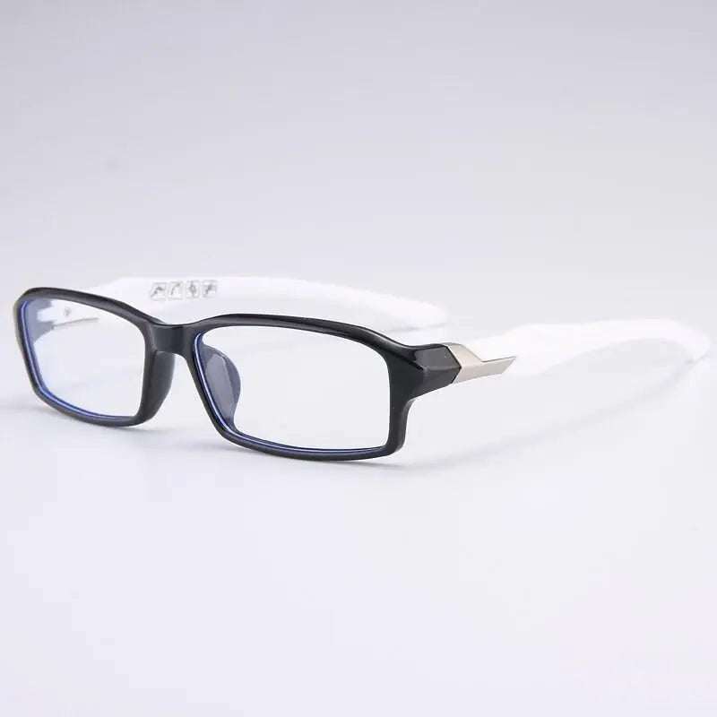Men's Rectangular Full Rim TR90 Sports Glasses 6059 — view 8 | Rx Spectacle