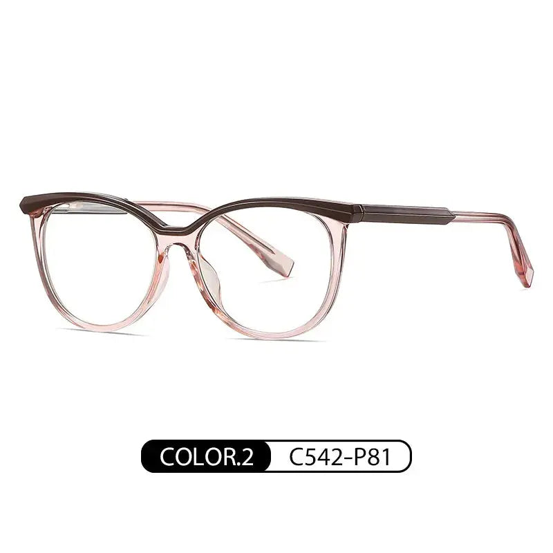 Women's Oval Full Rim TR90 Prescription Glasses 35184 — view 6 | Rx Spectacle