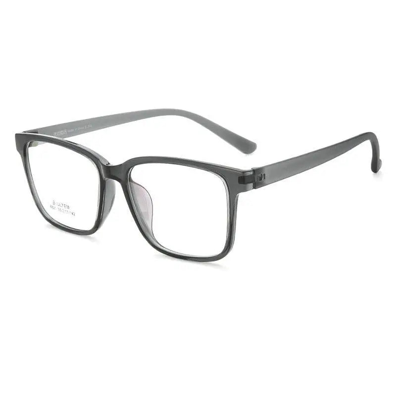 Unisex Square Full Rim TR90 Screwless Prescription Glasses — view 6 | Rx Spectacle