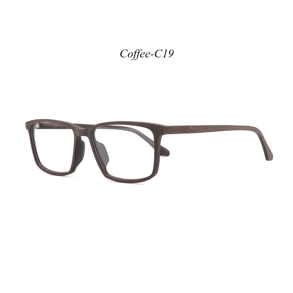 Men's Square Full Rim Titanium Prescription Glasses 169500 — view 4 | Rx Spectacle