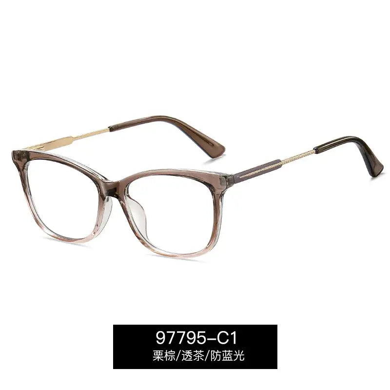 Women's Square Full Rim TR90 Prescription Glasses 397795 — view 7 | Rx Spectacle