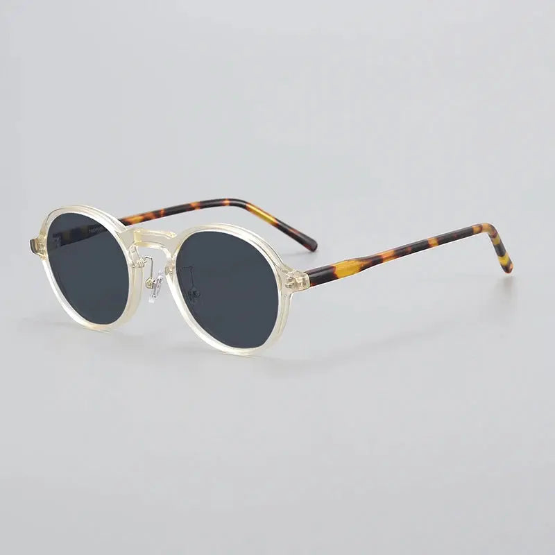 Unisex Round Full Rim Acetate Prescription Glasses 14543 — view 13 | Rx Spectacle