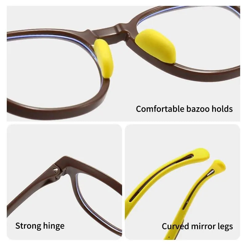 Unisex Square Full Rim Prescription Glasses 91045 — view 11 | Rx Spectacle