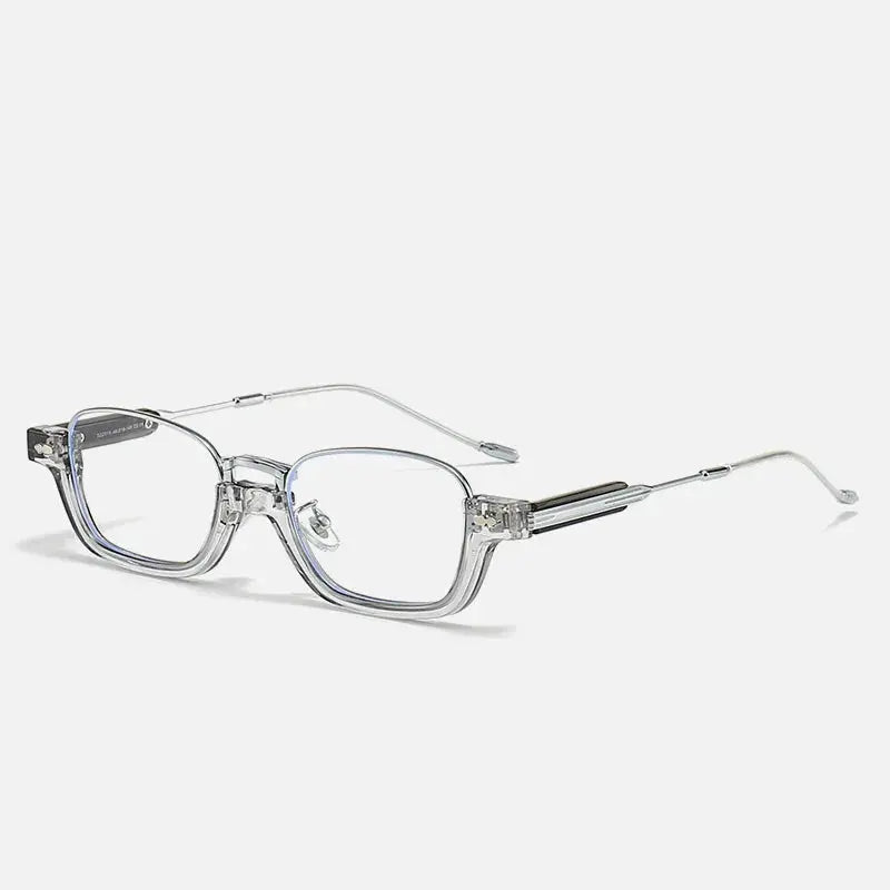 Unisex Semi-Rimless Acetate Reading Glasses 22015 — view 8 | Rx Spectacle