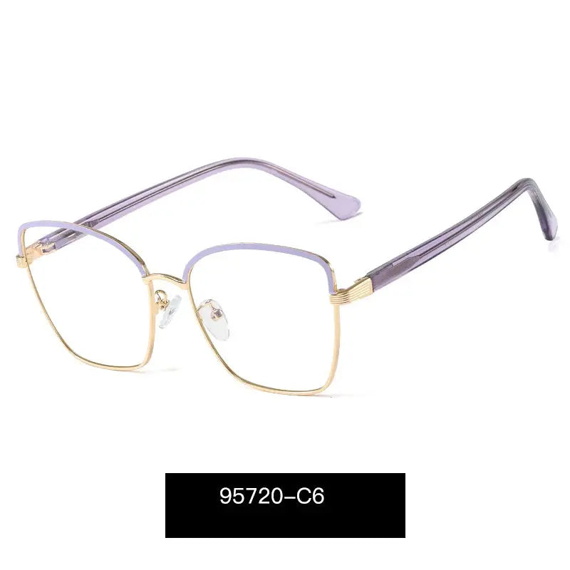 Women's Cat Eye Full Rim TR90 Prescription Glasses 95720 — view 5 | Rx Spectacle
