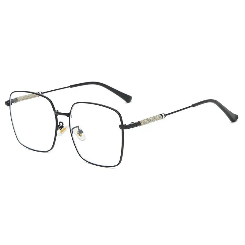Men's Square Full Rim Alloy Reading Glasses 8960 — view 2 | Rx Spectacle
