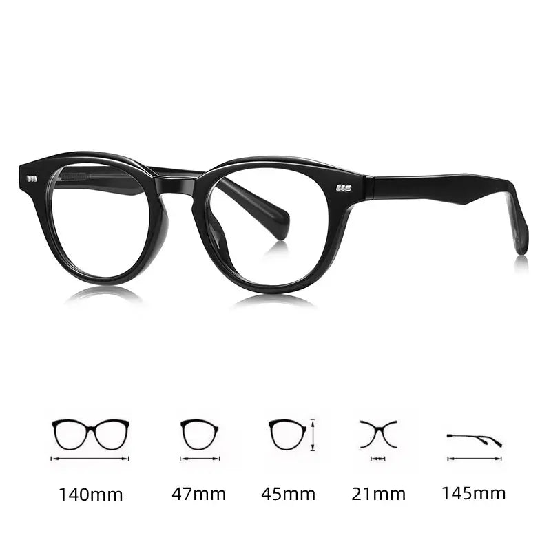 Unisex Oval Full Rim Acetate Reading Glasses 82016 — view 2 | Rx Spectacle