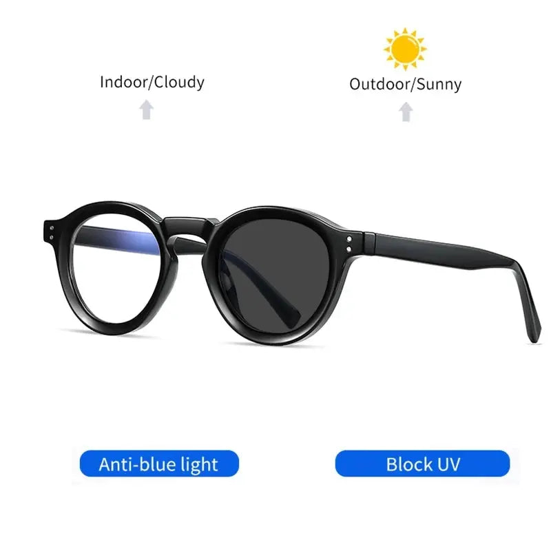 Unisex Round Full Rim Acetate Reading Glasses 2090 — view 3 | Rx Spectacle