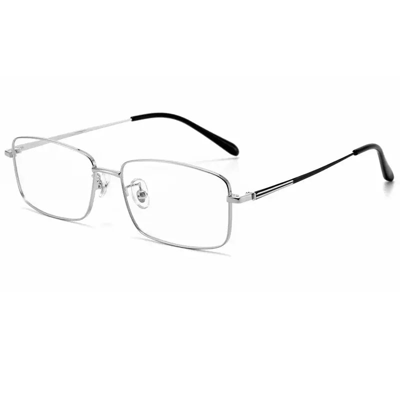 Women's Square Full Rim Alloy Prescription Glasses 99108 — view 3 | Rx Spectacle
