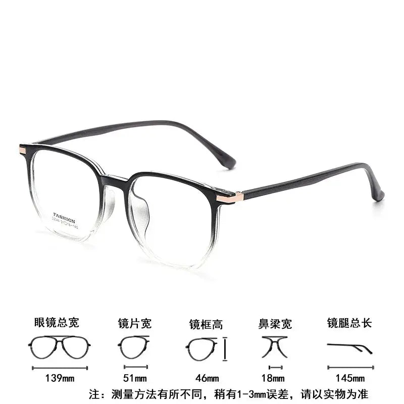 Women's Square Full Rim TR90 Prescription Glasses 33004 — view 3 | Rx Spectacle