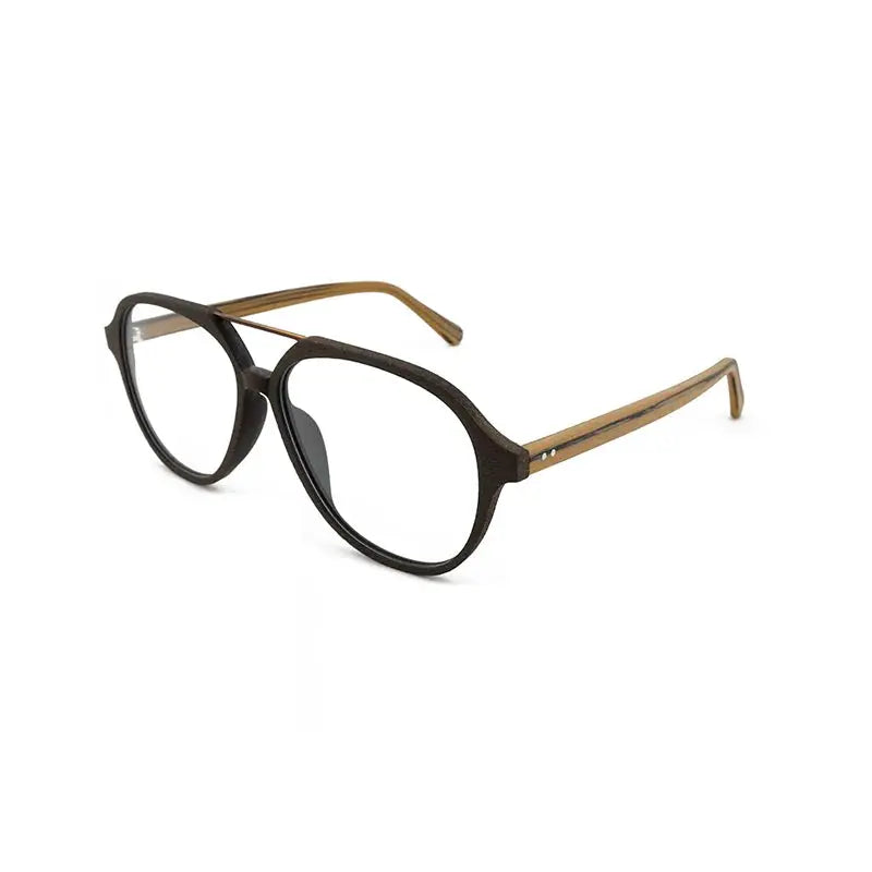 Unisex Oval Full Rim Acetate Double Bridge Prescription Glasses 946032 — view 5 | Rx Spectacle