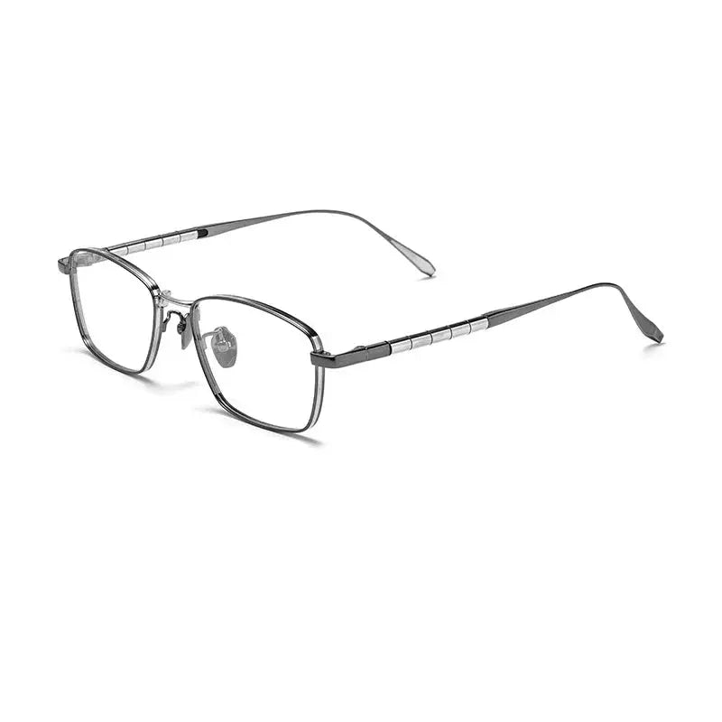 Men's Polygon Full Rim Titanium Prescription Glasses 790200 — view 3 | Rx Spectacle