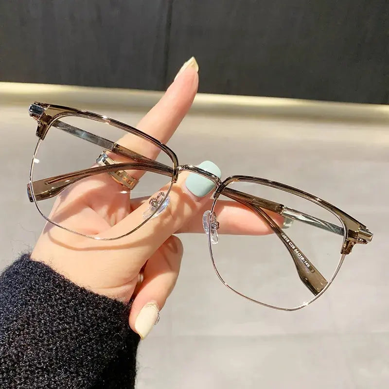 Unisex Square Full Rim TR90 Prescription Glasses 48018 — view 4 | Rx Spectacle