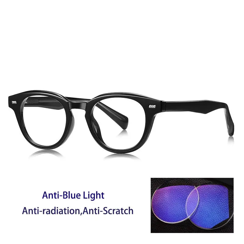 Unisex Oval Full Rim Acetate Reading Glasses 82016 — view 7 | Rx Spectacle