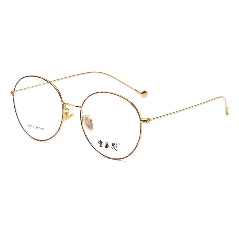 Women's Oval Full Rim Alloy Prescription Glasses 662023 — view 3 | Rx Spectacle