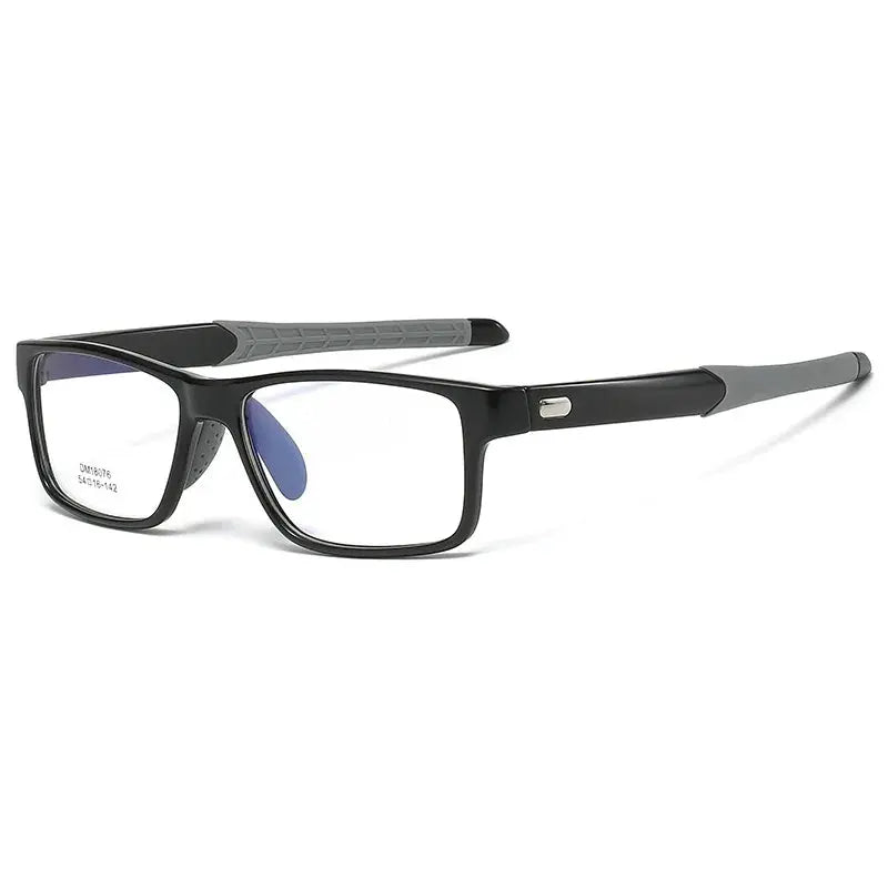 Men's Square Full Rim Titanium Prescription Glasses 818076 — view 4 | Rx Spectacle
