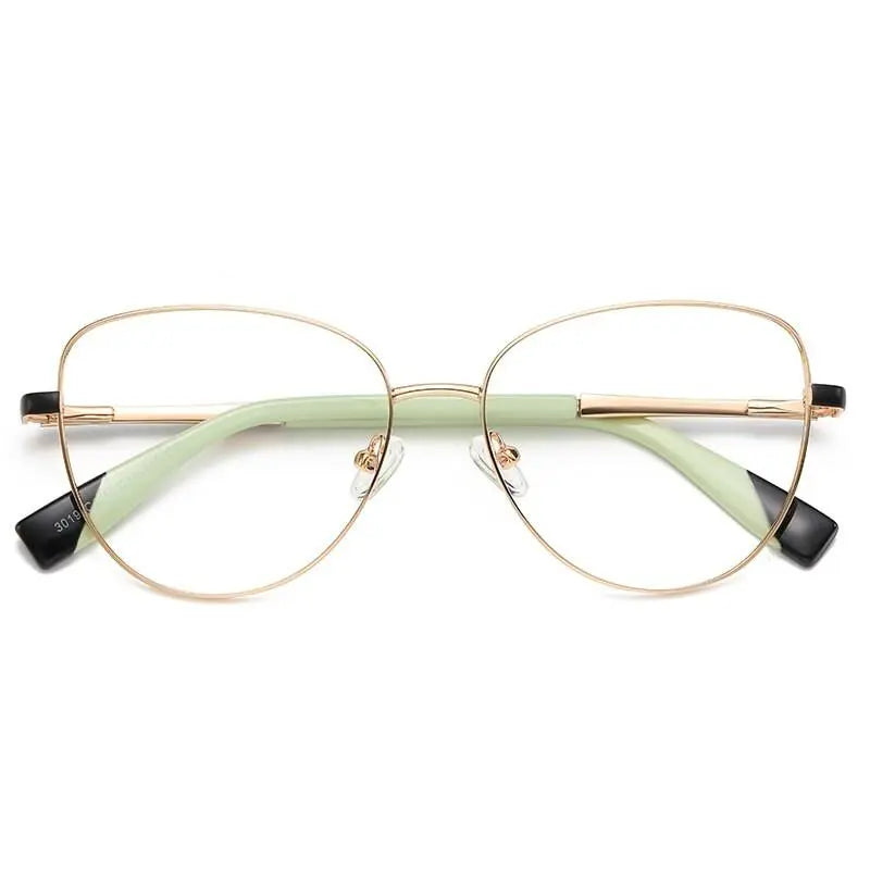 Women's Cat Eye Full Rim Prescription Glasses 3019 — view 9 | Rx Spectacle